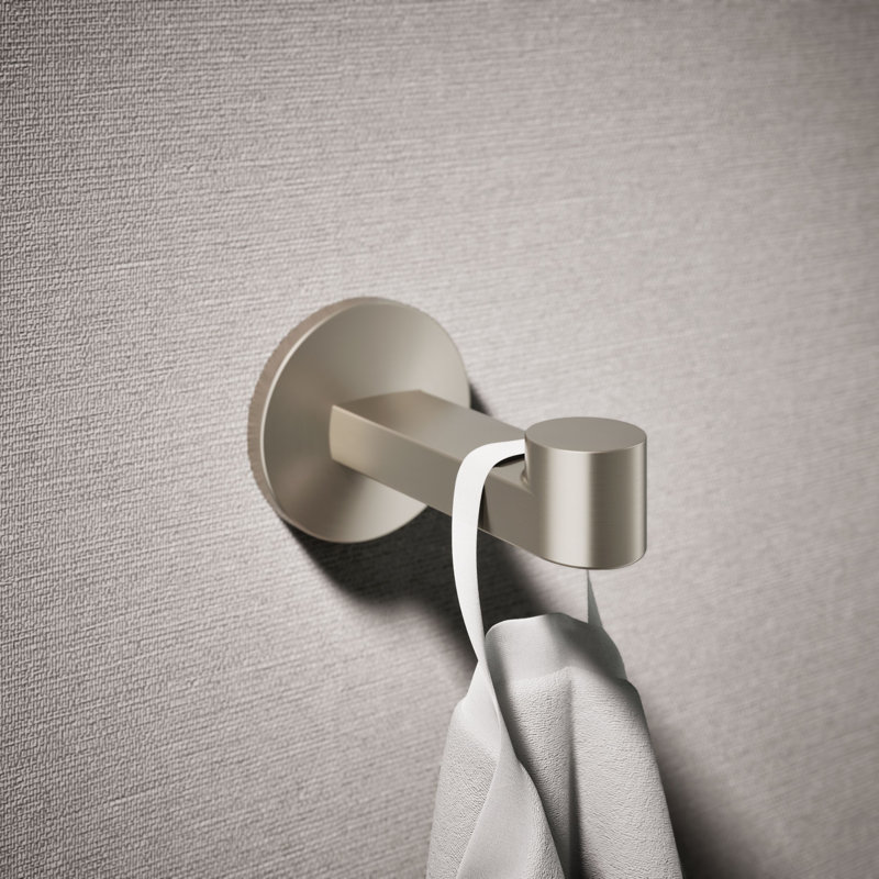 Components Robe Hook, Vibrant Brushed Nickel
