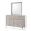 Commode 6 tiroirs grise-756682981