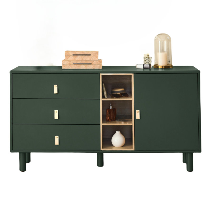 Mardee 55.12'' Wide Credenza, Green