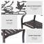 Banc de patio extérieur avec motif animal pour cour, pelouse, porche
