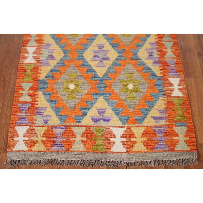 Multolor Kilim Oriental Accent Rug 3x4