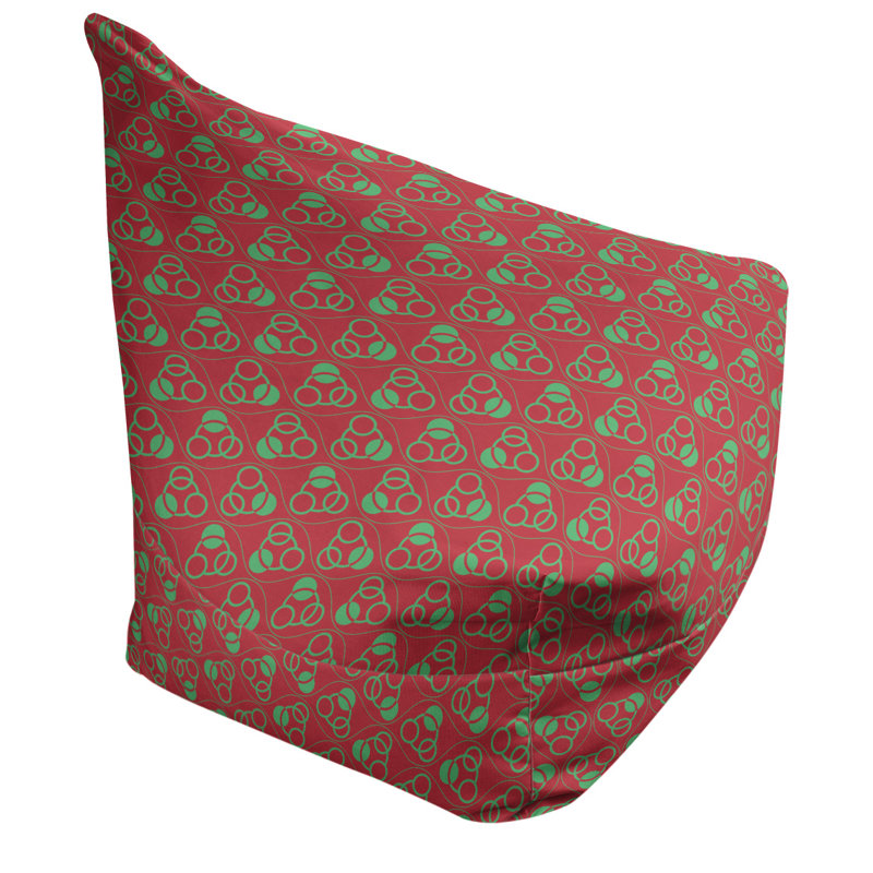 Fauteuil à billes standard &, Rouge / Vert, H 29 po x l 38 po x P 42 po