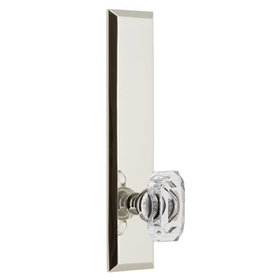 Poignée de porte en cristal transparent Grandeur Fifth Avenue