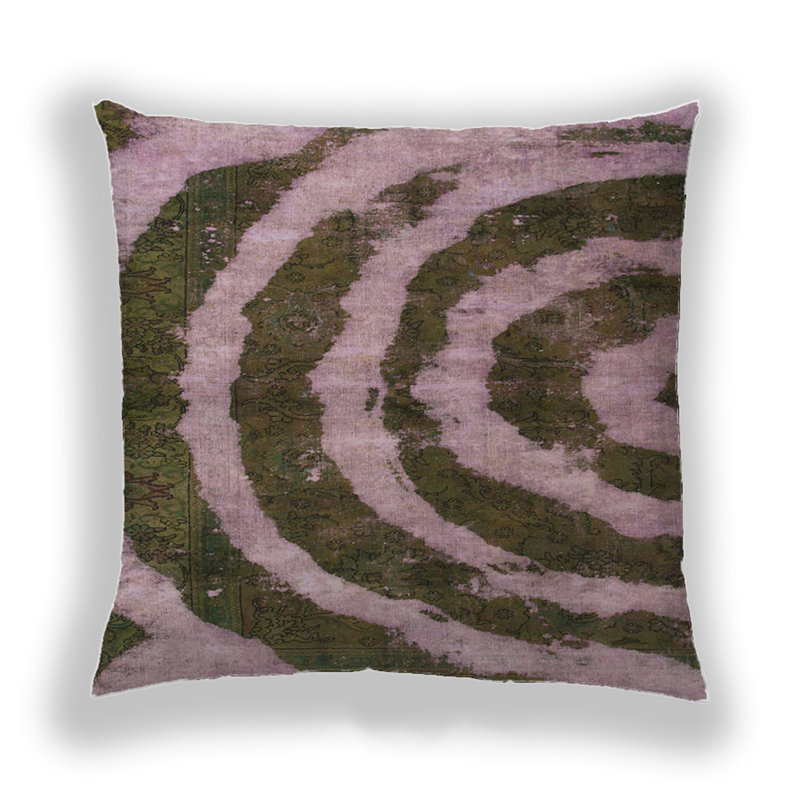 Abstract Throw Pillow, Microsuede