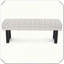 Banc en tissu Boho Pratique, durable, élégant, fonctionnel, compact, confortable, élégant et chic