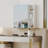 A White MDF Material Mirror Cabinet