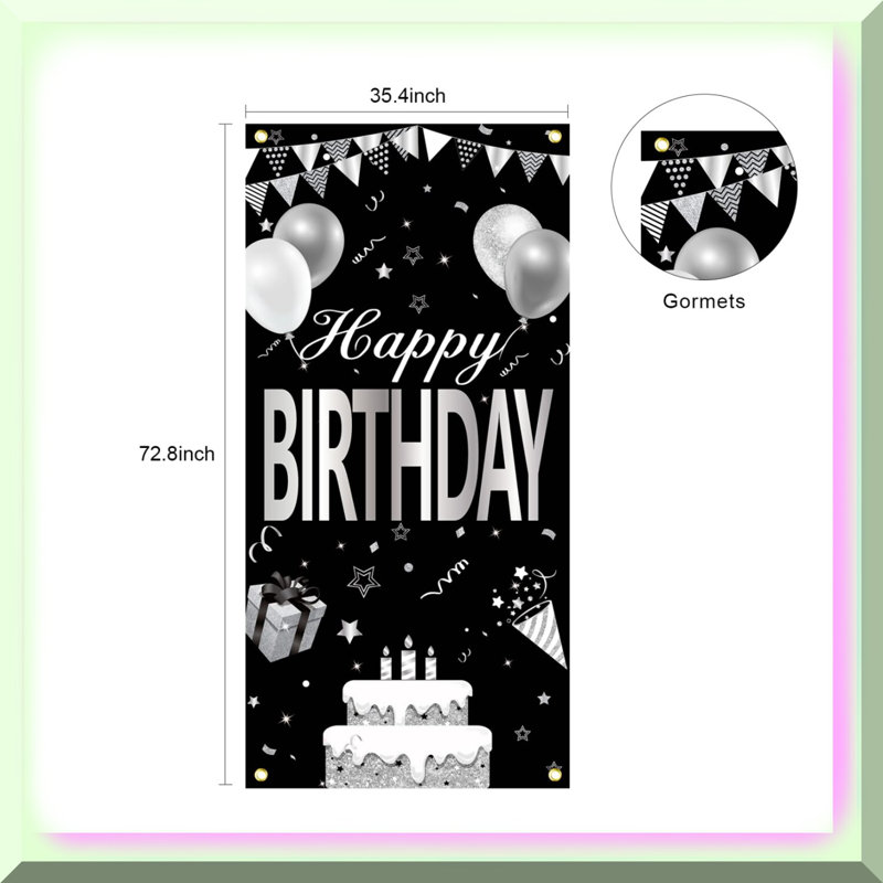 Sparkling Silver 69th Birthday Celebration Kit
