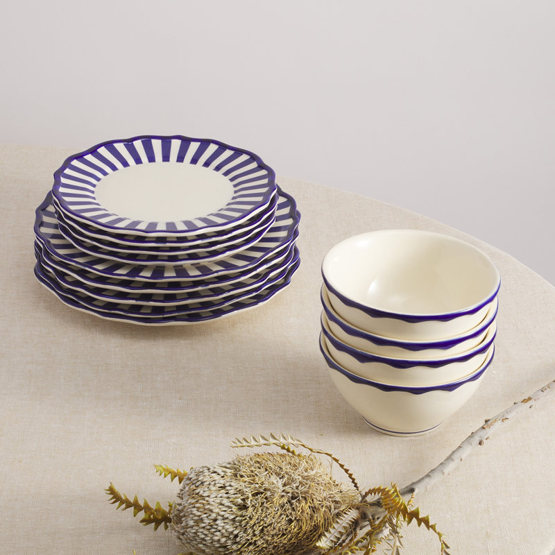 Riviera Dinnerware Set With Cereal Bowl