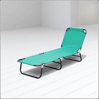 Méridienne pliante de patio, chaise de bronzage inclinable réglable pour la relaxation et la portabilité à l'extérieur