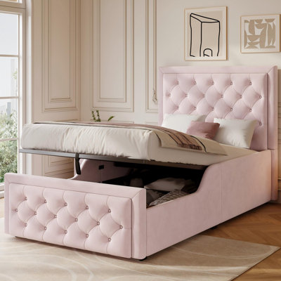 Upholstered Ottoman Storage Bed