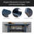 Elegant Minimalist Console Table With Rounded Edges And Sturdy Shelf Design For Entryway, Living Room-1621576853
