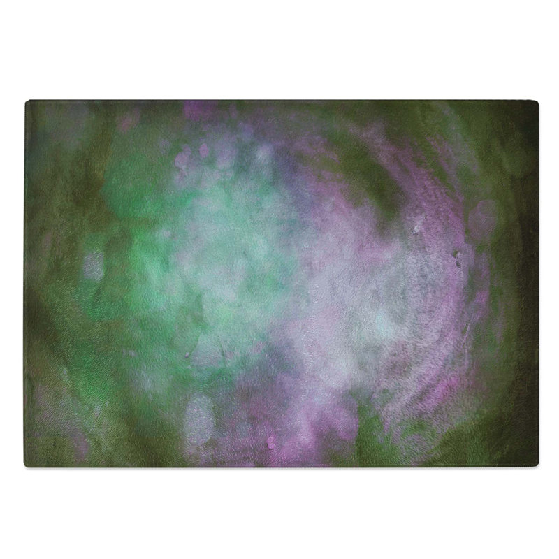 Glass Moody Thoughts in Abstract Chopping Board, 39 cm W x 28.5 cm L