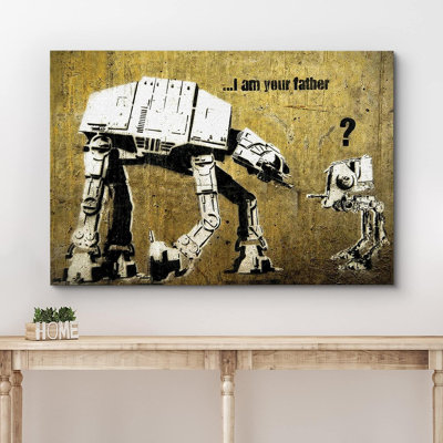 Pop Urban Street " Banksy Science Fiction Robots "