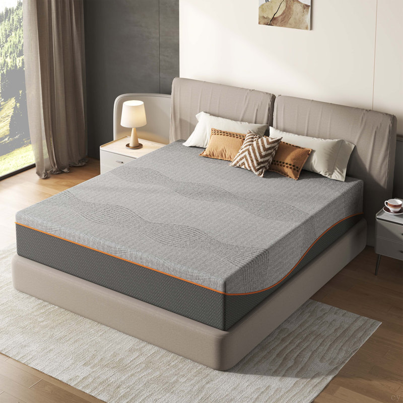 12 Inch Memory Foam Mattress, Fiberglass Free, Medium Feel, Breathable Cooling Layers, Certified Safe Materials, King, 12"
