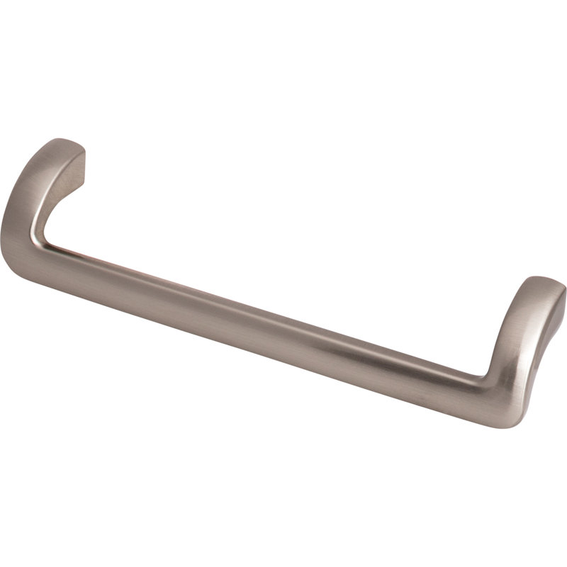 Kentfield Drop Handle, 6 5/16" Center to Center, Brushed Satin Nickel