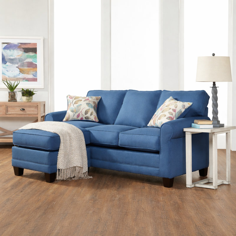 Ndayisenga Upholstered L-Shaped Sectional Left Hand Facing, Jitterbug Denim