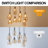  8 - Light Dimmable Cluster Pendant With Matte Black Finsh