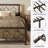 Mauppin Metal Slat Bed-101141600-101141599
