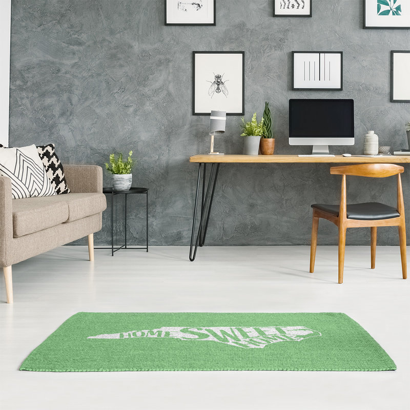 Tapis pour la maison verte North Carolina, Rectangle 2 pi x 3 pi