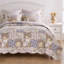 Ensemble de courtepointe 3 pièces très grand Greenland Home Fashions French Country 105 x 95 + 20 x 36 (2)-109025717