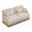Canapé Comfy en chenille à imprimé léopard