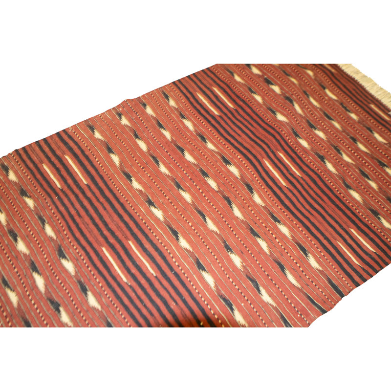 High-Quality Hand-Knotted Red Area Rug