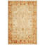 Oushak Oriental Hand-Knotted Wool Ivory/Rust Area Rug-2005251847