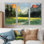 Ensemble de décorations murales Yosemite National Park Forest Landscape I - Landscape Mountains