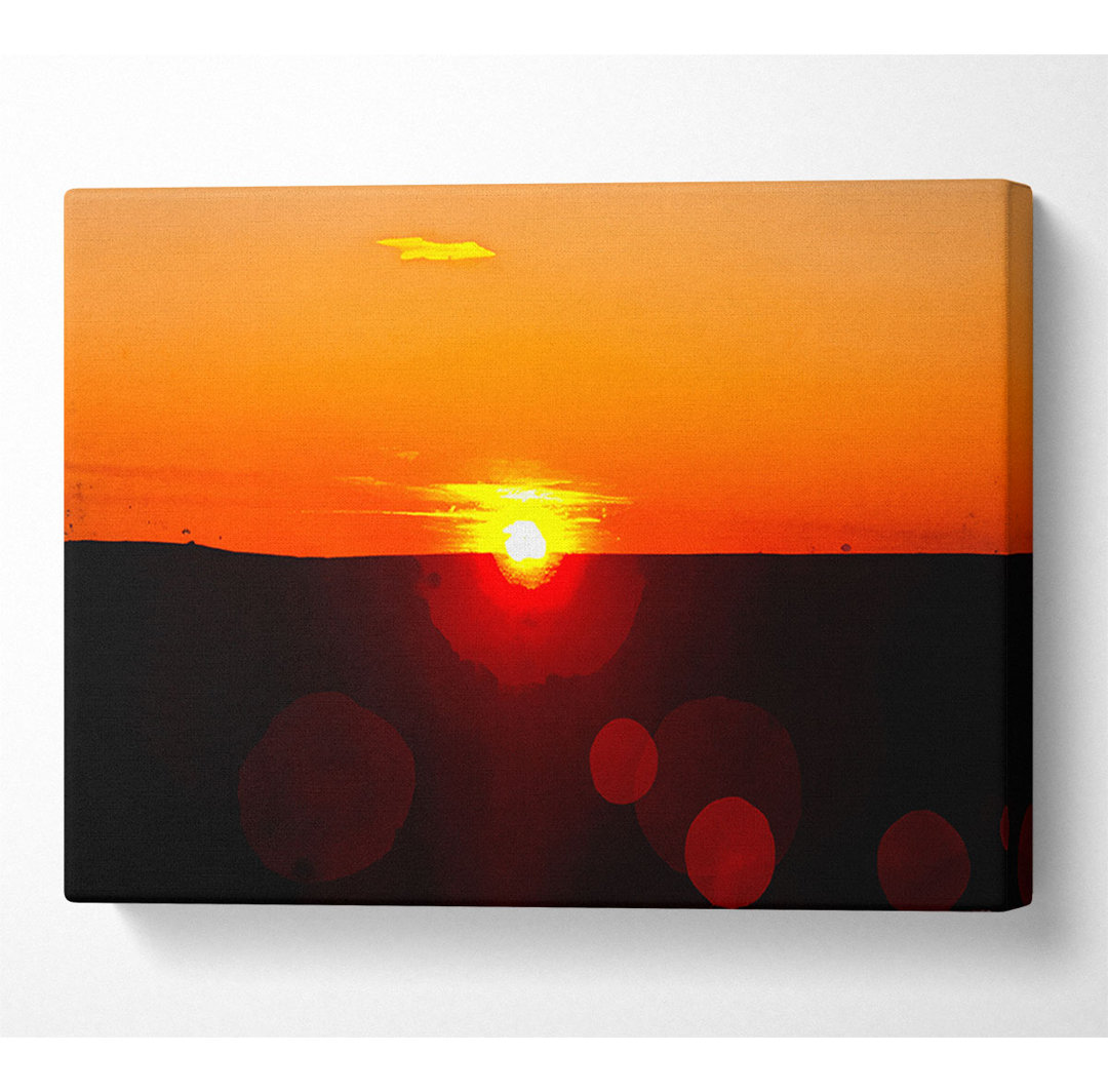 Sunset Sparkle - Kunstdrucke auf Leinwand - Wrapped Canvas