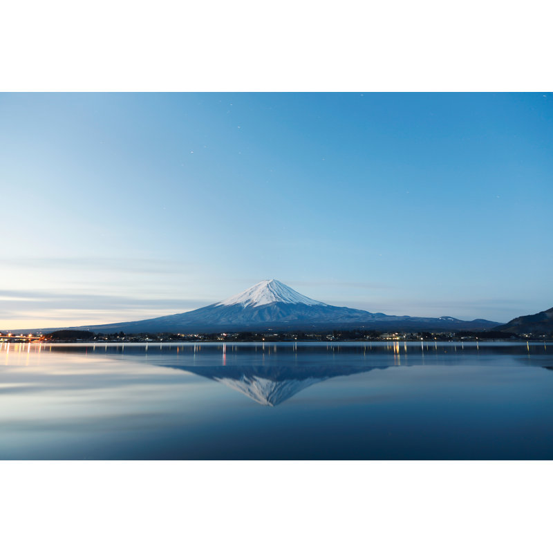 Mont Fuji - photographie sur toile tendue, H 8 po x l 12 po