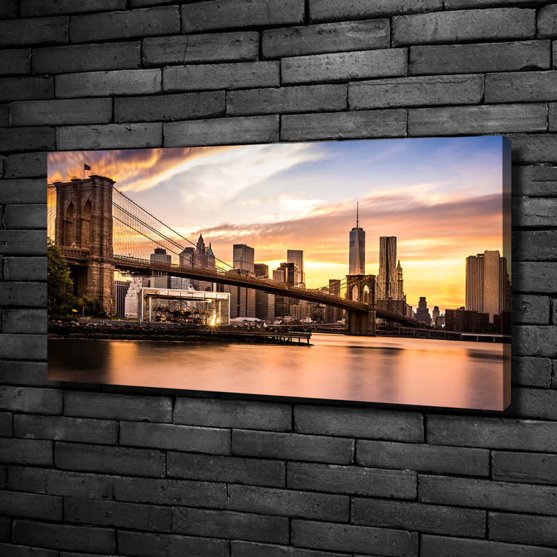 Brooklyn Bridge - Wrapped Canvas Print