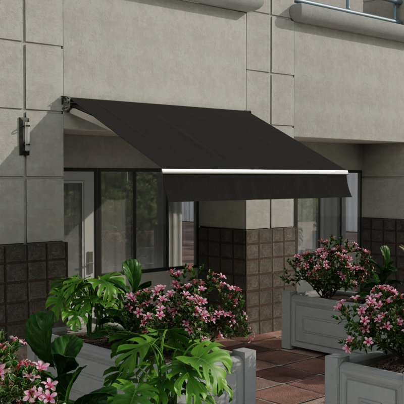 Tissu en tweed Sunbrella 60 po, Anthracite