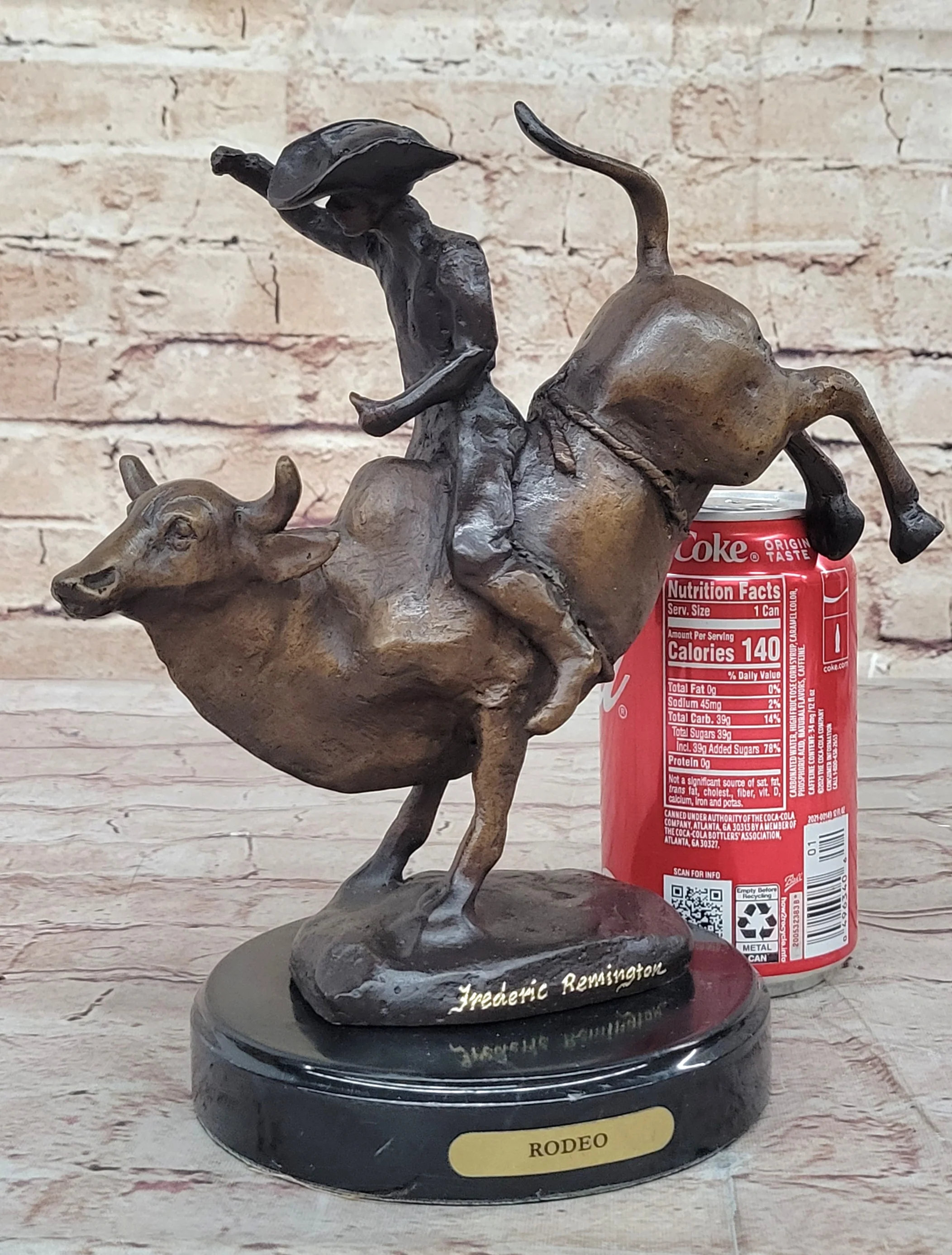 Bull Riding Statue Trinx Rashee Rodeo Bull Rider Cowboy Bronze Statue Sculpture Marble ...