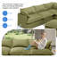 Canapé modulaire rembourré en duvet, canapé convertible Comfty pour siège profond, housses de coussins amovibles-115994703