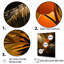Coucher de soleil sur les feuilles de palmier tropical II sur toile-97027039-97027038
