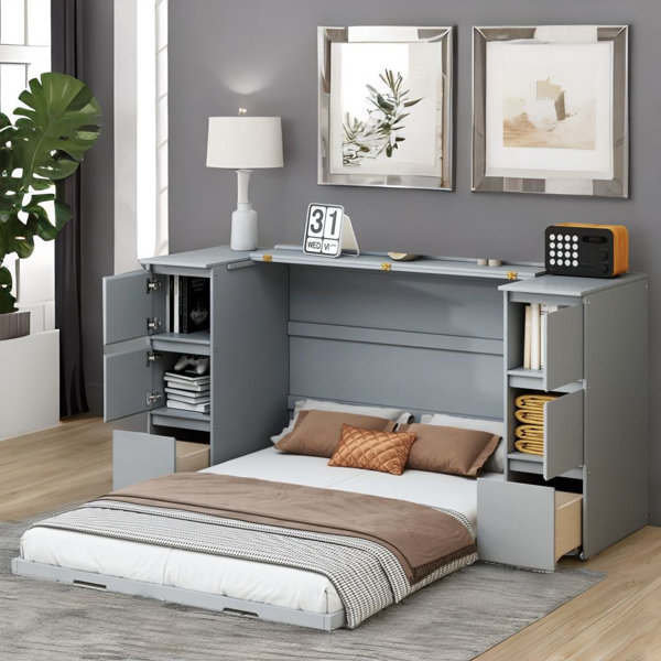 Latitude Run® Alberdina Murphy Bed | Wayfair