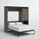 Camalla Murphy Bed and Storage Cabinet with Pull-Out Shelf
