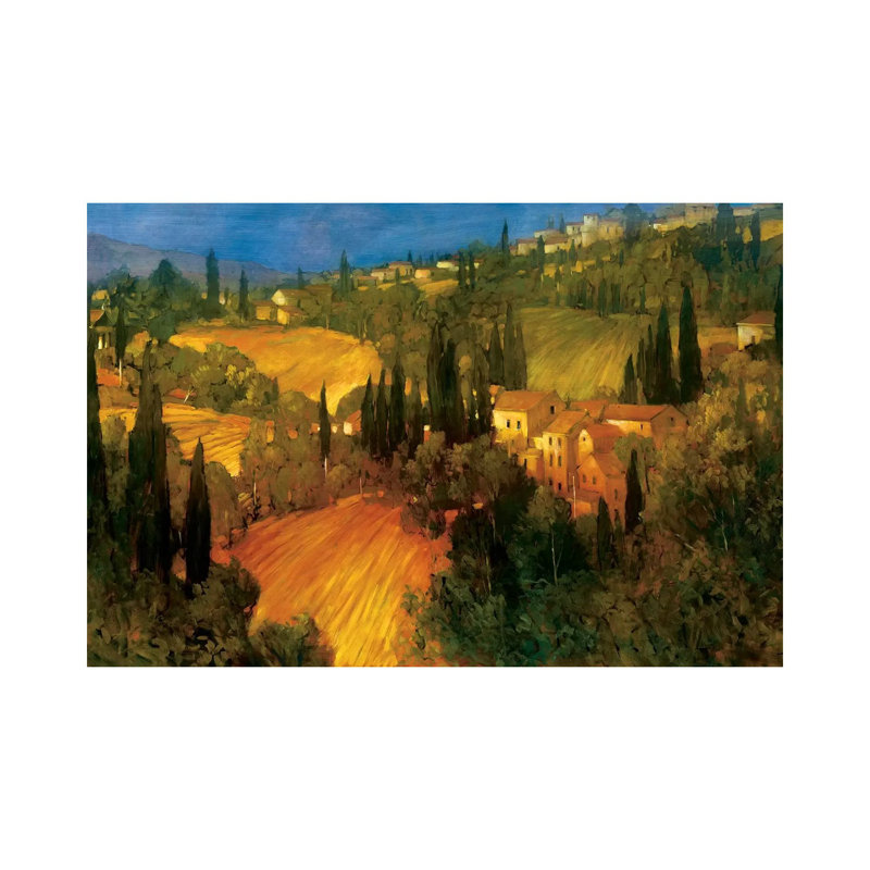 Hillside - Tuscany by Philip Craig - Wrapped Canvas Painting, 101.6 cm H x 66.04 cm W x 1.91 cm D