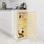 Armoire de rangement de salle de bain avec 2 portes