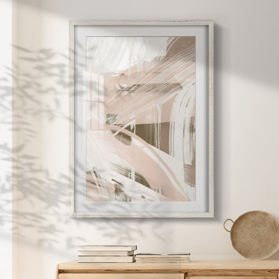 Earthtone Swipe II -Framed Print