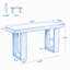Table de bar longue-518336477