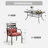 6 - Person Metal Patio Dining Set With Square Table, Cushions Included-757669428