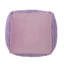 Repose-pieds carré en microfibre lavande Spongy