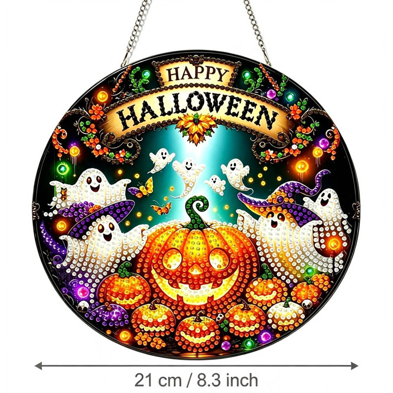 Décorations d'Halloween sur panneau acrylique, MRC