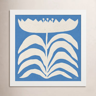 Delighted Floral II Blue Print