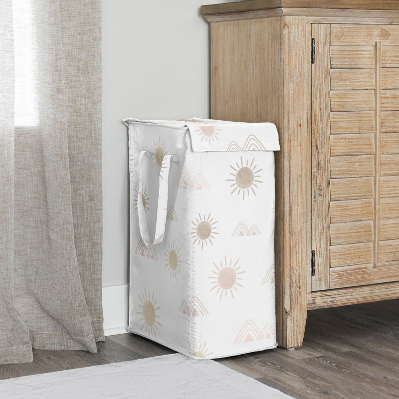Desert Sun Foldable Laundry Hamper with Handles by Sweet Jojo Designs