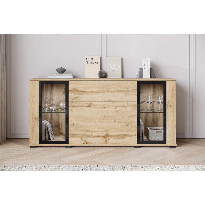 Demicah Laminate 3 - Drawer Rectangle Accent Chest, Brown