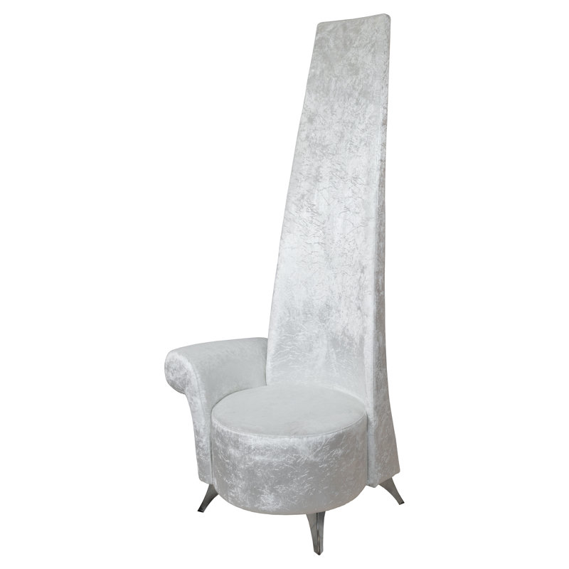 Duclos Upholstered Armchair, Silver Crush