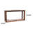 Retro Minimalist Wooden Rectangular Console Table Behind Sofa Couch Table Entryway Table Hallway Table-1096173002
