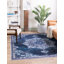 Tapis oriental gris / bleu Aten-1112839944